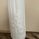 White biscuit vase by Kaiser by M. Frey