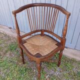 Fauteuil / chaise d'angle ancien