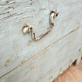 Antique Burmese teak dowry chest