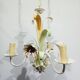 3-light flower chandelier