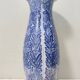 Blue and White Lacquered Ceramic Vase by Laveno Chinoiserie Style, Italy