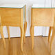 Lot 2 side mirrors tables venetians 50s