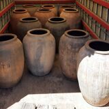 Pair of olive oil jars (or "tinajas"), Spain, 19th century