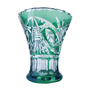Vase art Déco en cristal
