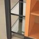 Vitrine vintage design en bois laqué, Italie, années 1980