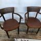 Series of 4 Baumann chairs 1950