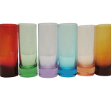 Suite of 6 alcohol glasses
