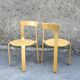 Pair of stackable chairs by Bruno Rey for Dietiker, Switzerland, 1970