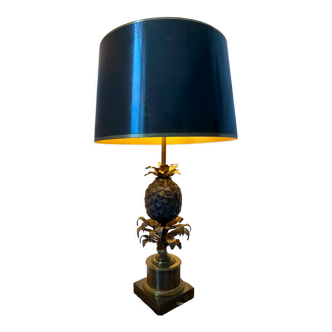 Maison Charles pineapple lamp bronze 1950-60