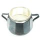 Sugar bowl, postmodernism, silver-plated brass, Poland, 1970s
