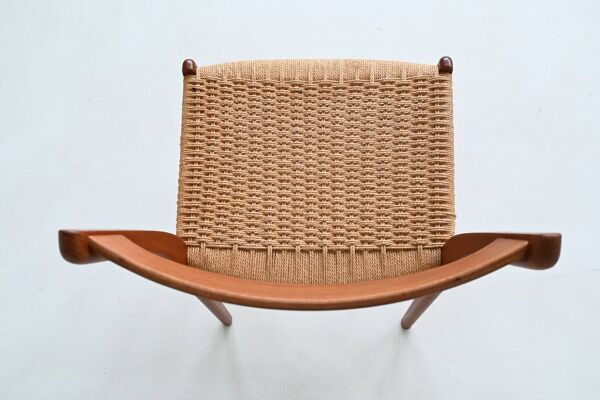 Ensemble de six chaises de salle à manger en teck, Arne Wahl Iversen, Glyngore, Danemark, 1960