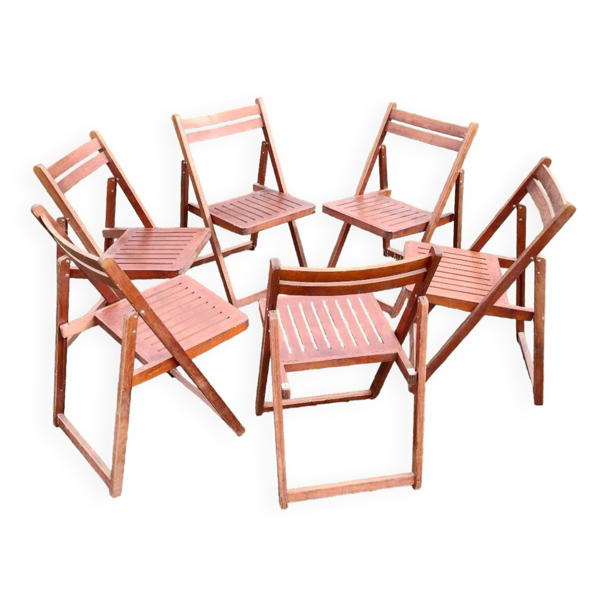 Vintage folding chairs
