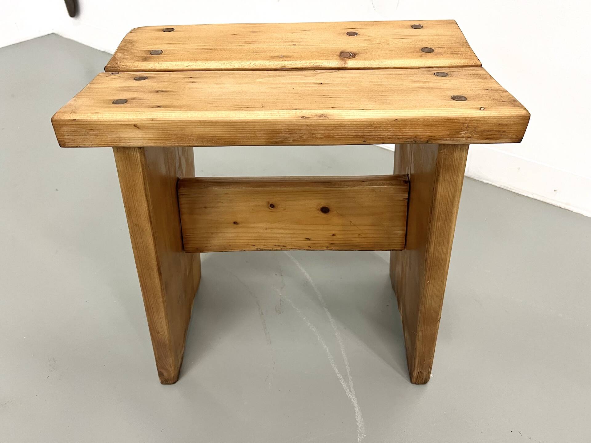 Solid pine stool