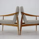 Paire de fauteuils en hêtre, Tchécoslovaquie, 1970
