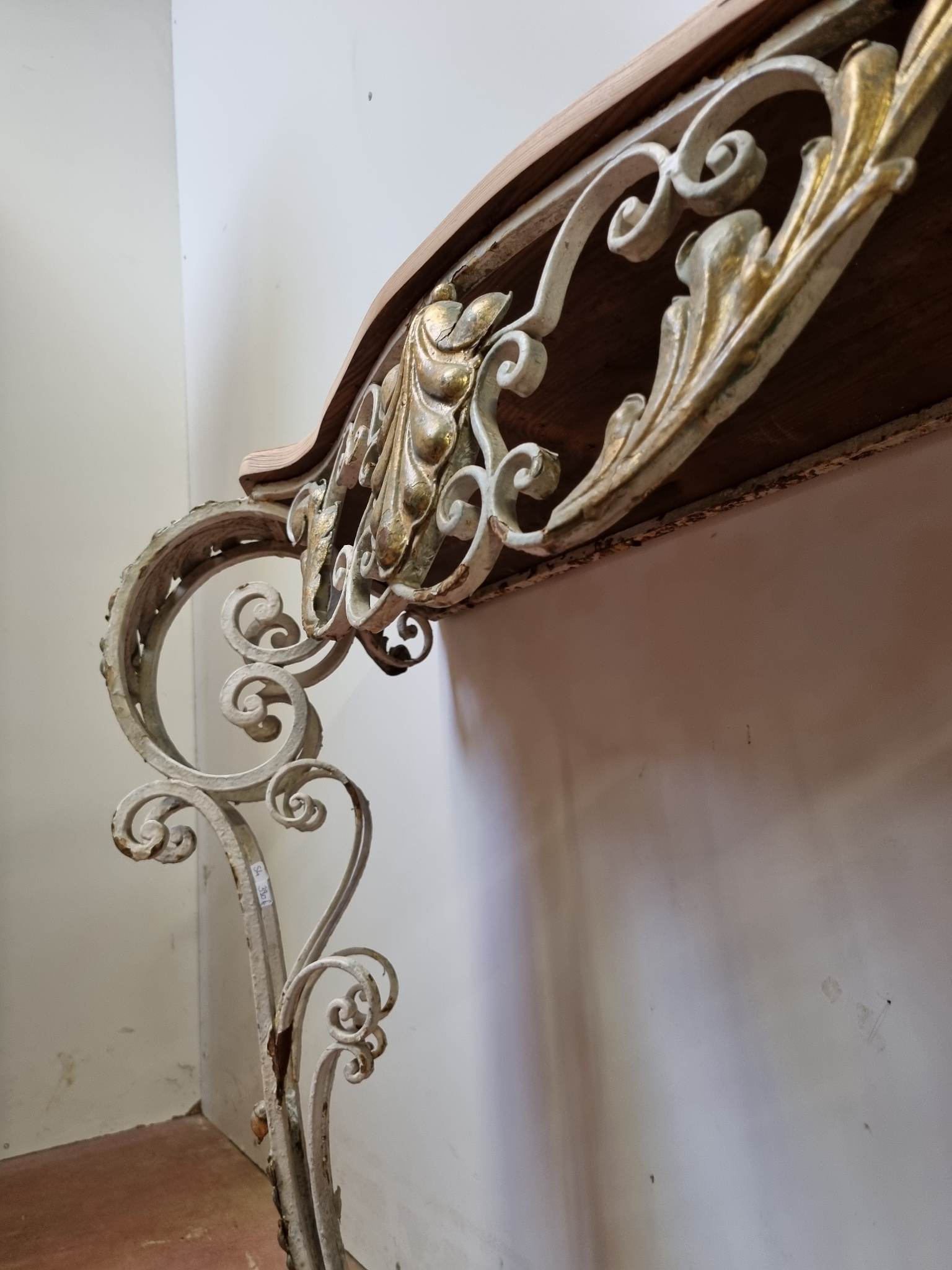 Wrought iron console