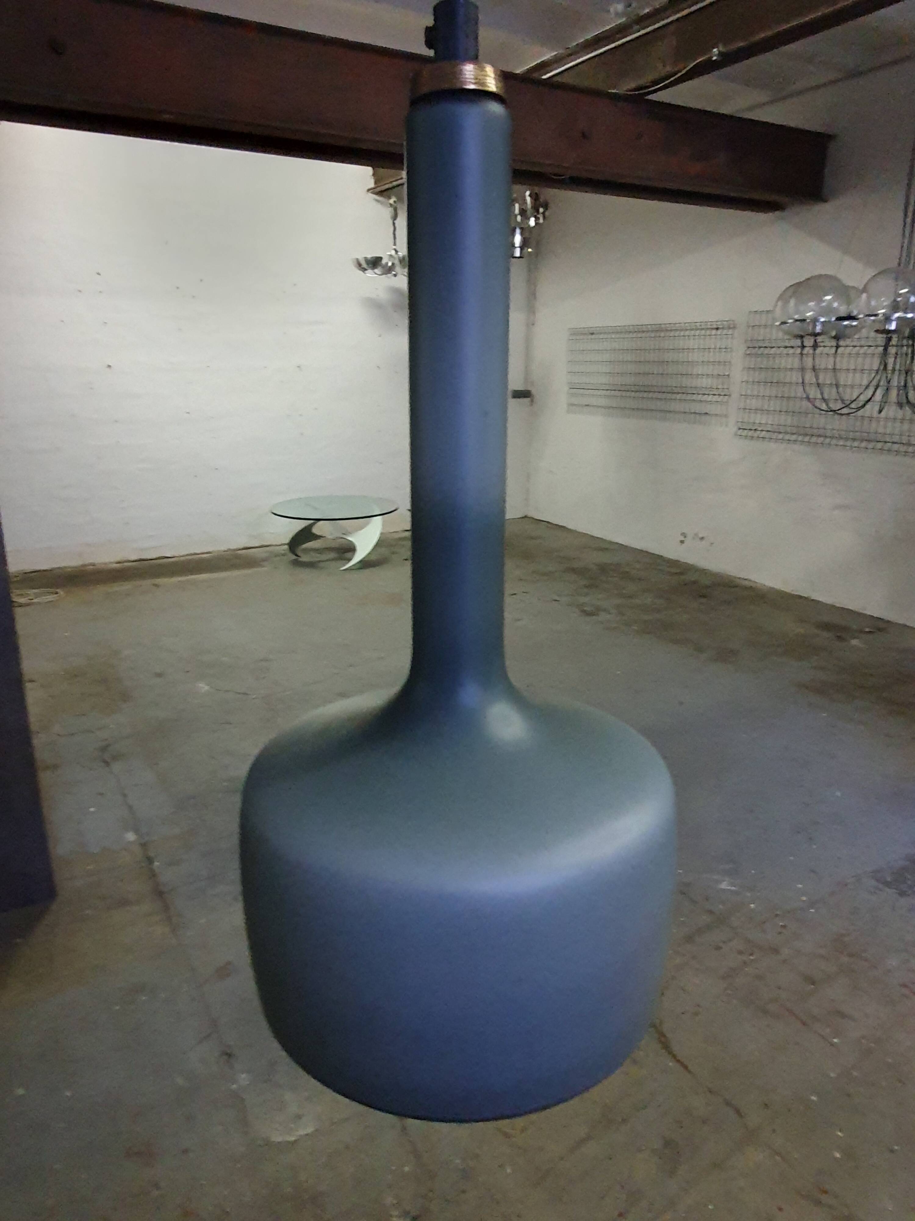 Glass pendant ceiling light from the 60s