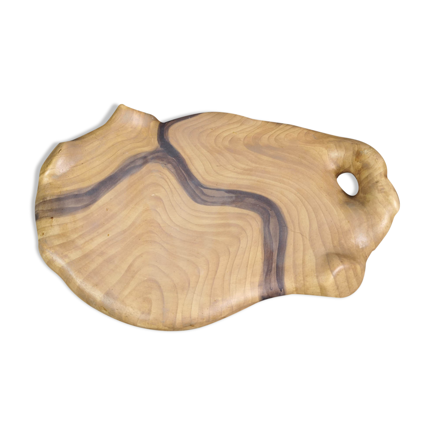 Grandjean Jourdan free-form tray - Faux-bois mat Vallauris