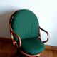 Paire de fauteuils pivotants en rotin 1970