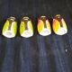 Lot 4 Salt and Pepper Shakers Cigales Ceramic - Provençal Style