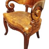 Fauteuil de bureau XIXe à restaurer