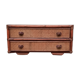 Commode basse en bambou et osier