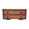 Chest of drawers in bamboo and osier