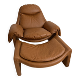 Fauteuil P60 de Vittorio Ontroini pour Saporiti, années 60
