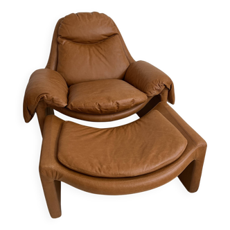 Fauteuil P60 de Vittorio Ontroini pour Saporiti, années 60