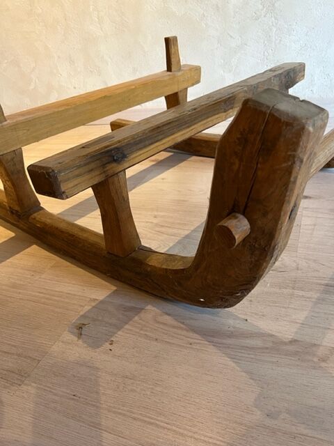 Sledge old folk art mountain