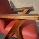Red skai armchair, 60s