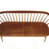 Scandinavian bench "Florett model 150" in teak, Wigells brothers, Sweden, 1950
