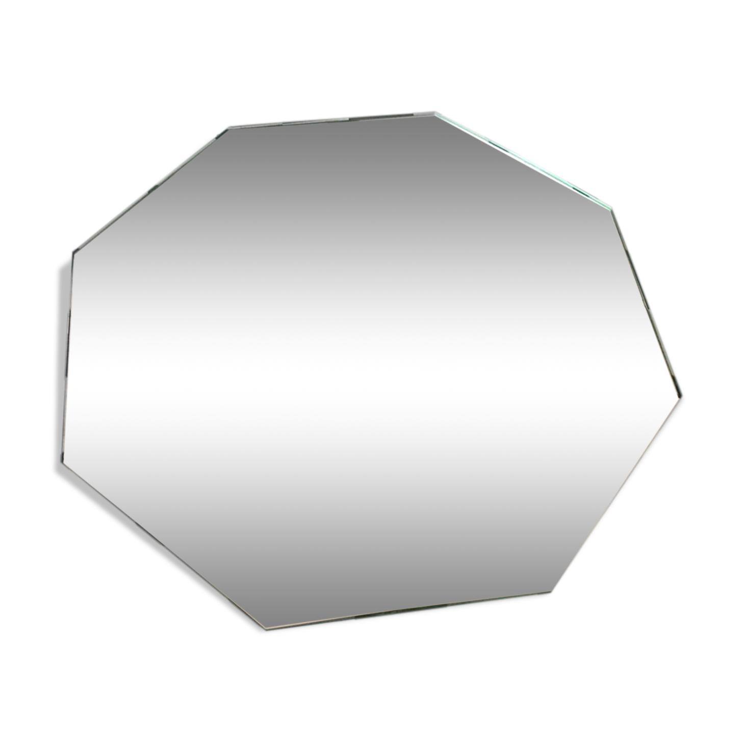 Octagonal mirror tray