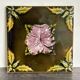 Antique Art Nouveau ceramic tile from 1900