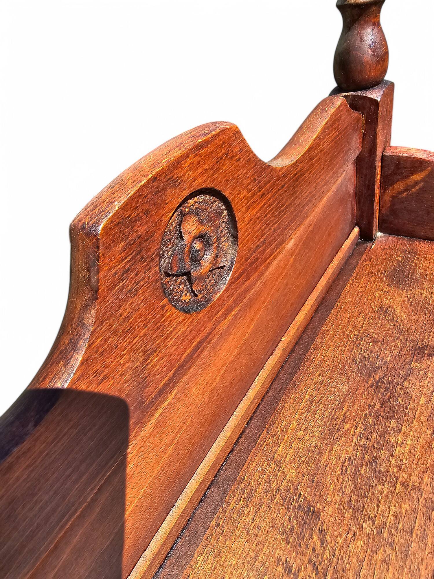 Vintage solid wood side table