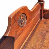 Table d'appoint vintage en bois massif