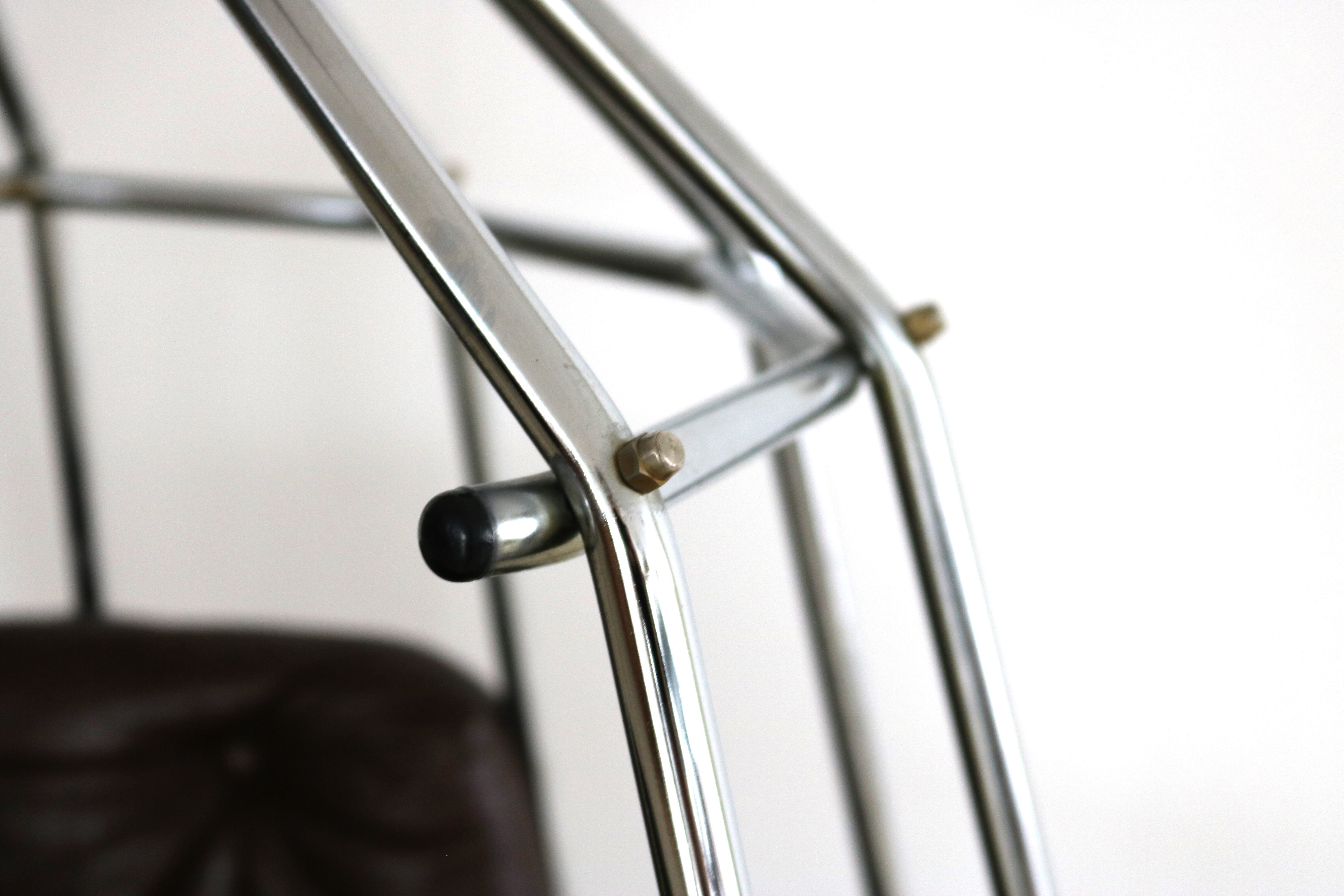 Vintage Ib Arberg Parrot cage lounge chair