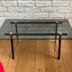 Glass coffee table