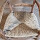 Antique country mulched armchair