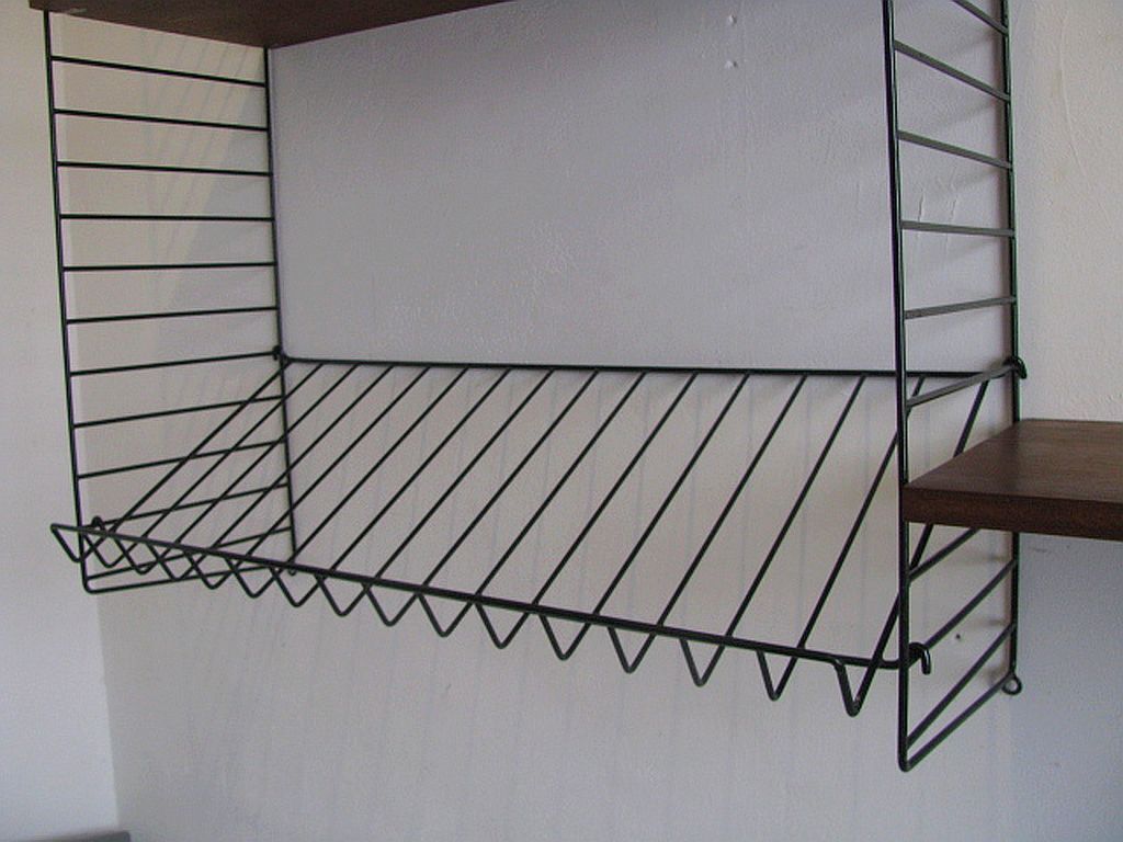 Wall shelves by Nils Nisse String System, Sweden 1960/70
