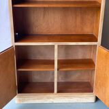 French vintage wooden bookcase