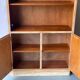 French vintage wooden bookcase