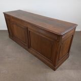 Banque de magasin à tiroirs en chêne