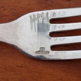 Christofle - Set of 12 Tosca pattern silver-plated table forks