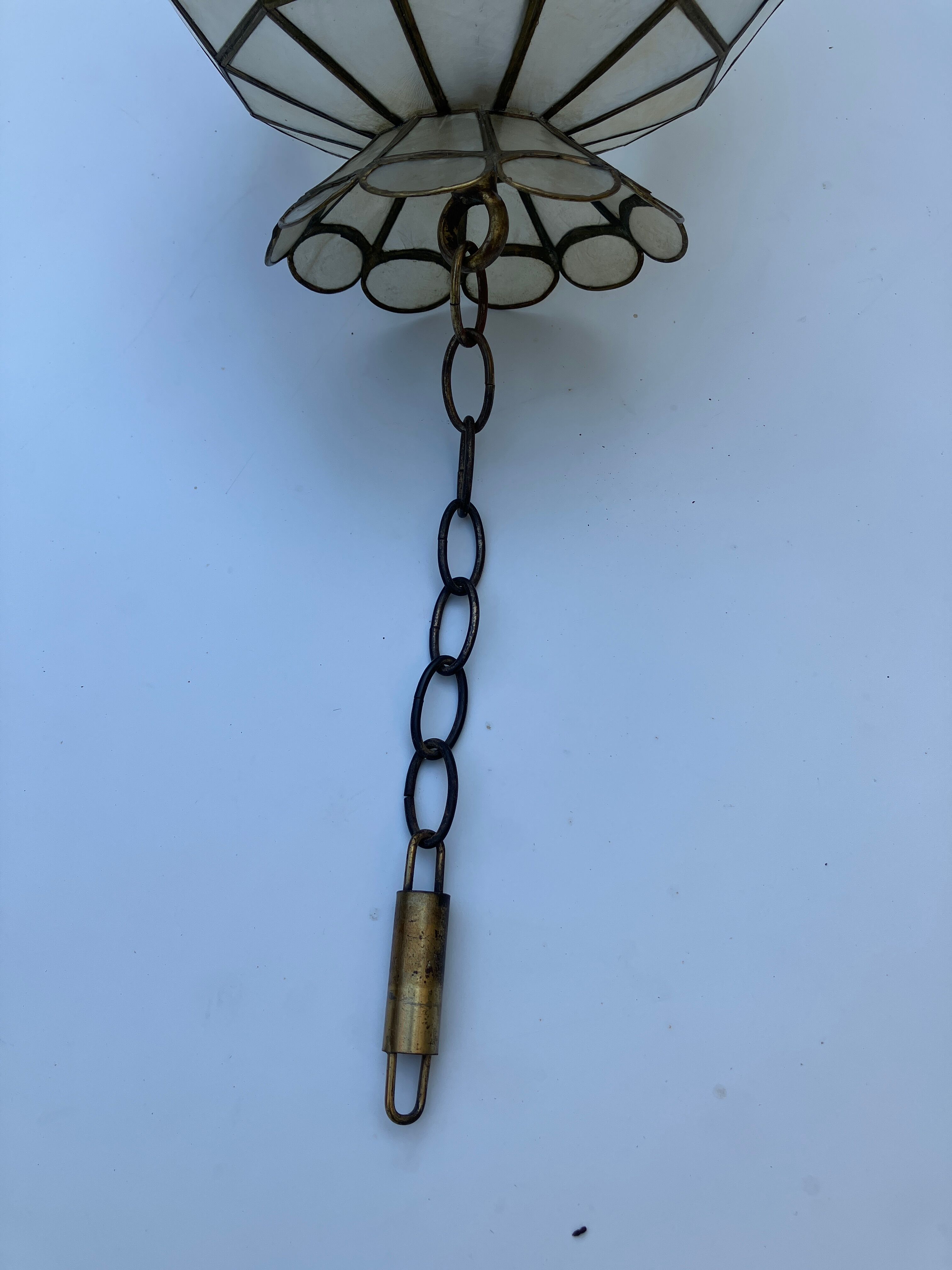 Mother of pearl chandelier