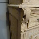 19th century solid wood display case