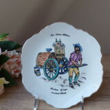 Plate decoration the old trades carrying water in the eighteenth century