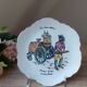 Plate decoration of old trades, water carrier in the 18th century.