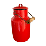 Vintage enamelled milk pot