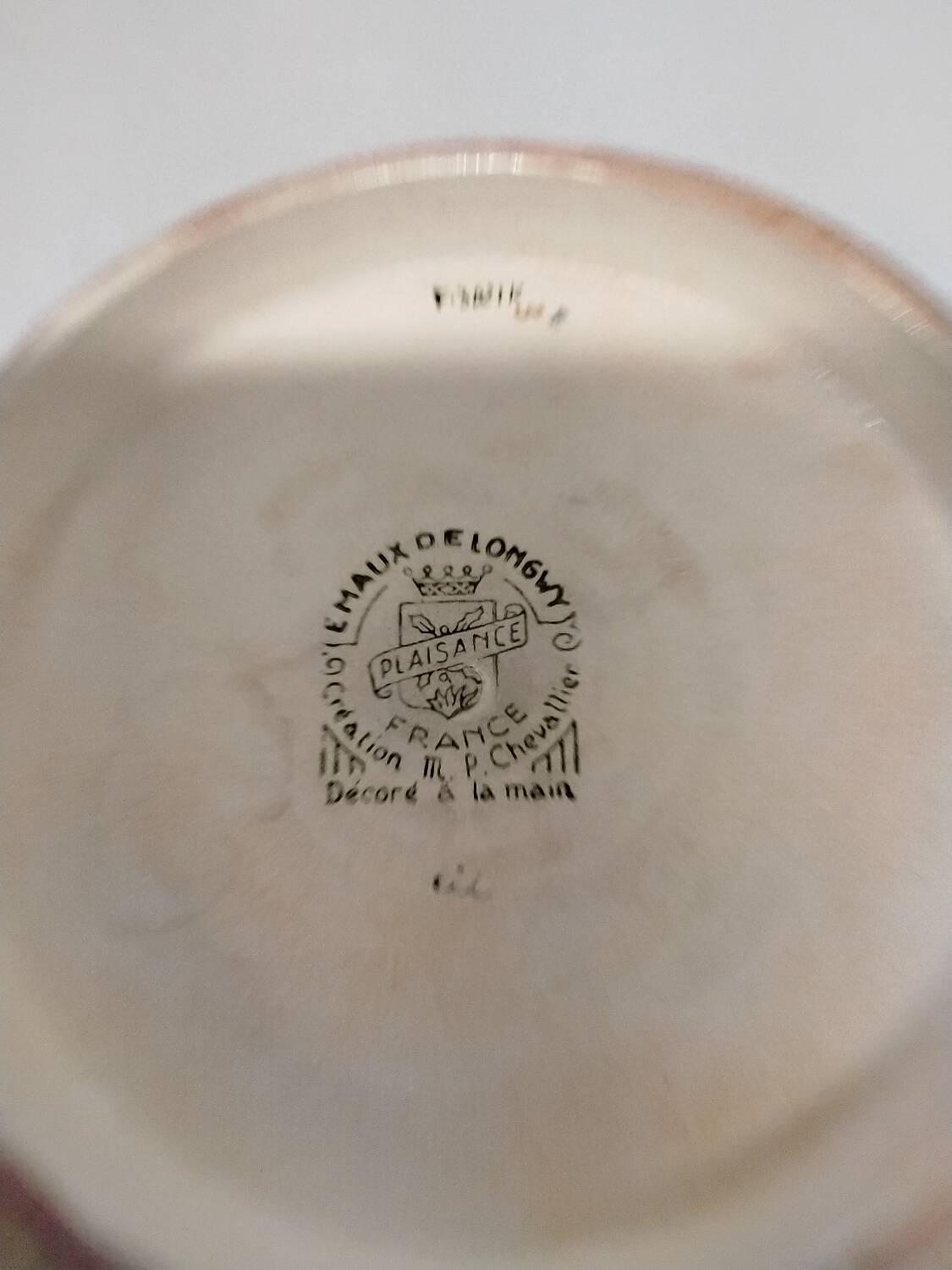 Longwy Enamels Plate