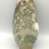 Vase soliflore in natural pierre onyx light green